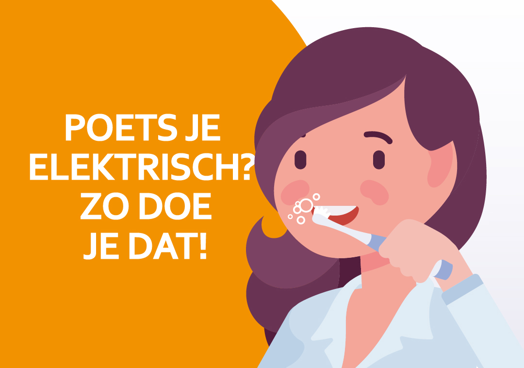 Poets twee keer per dag twee minuten